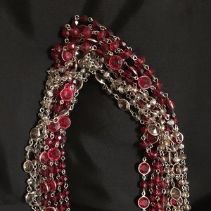 WHBM beaded, convertible, necklace